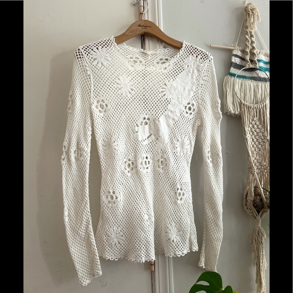 maje tario embroidered parrot shirt